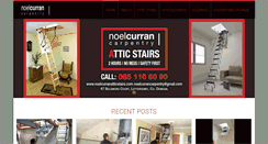 Desktop Screenshot of noelcurran-atticstairs.com